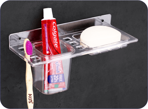 TUMBLER + SOAP DISH (PC)